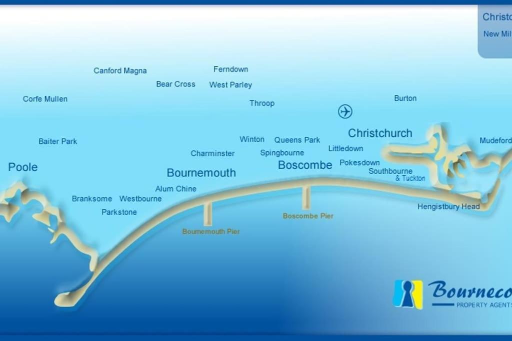 Bournecoast - Near Beach And Shops - Parking - 8498 Apartman Bournemouth Kültér fotó